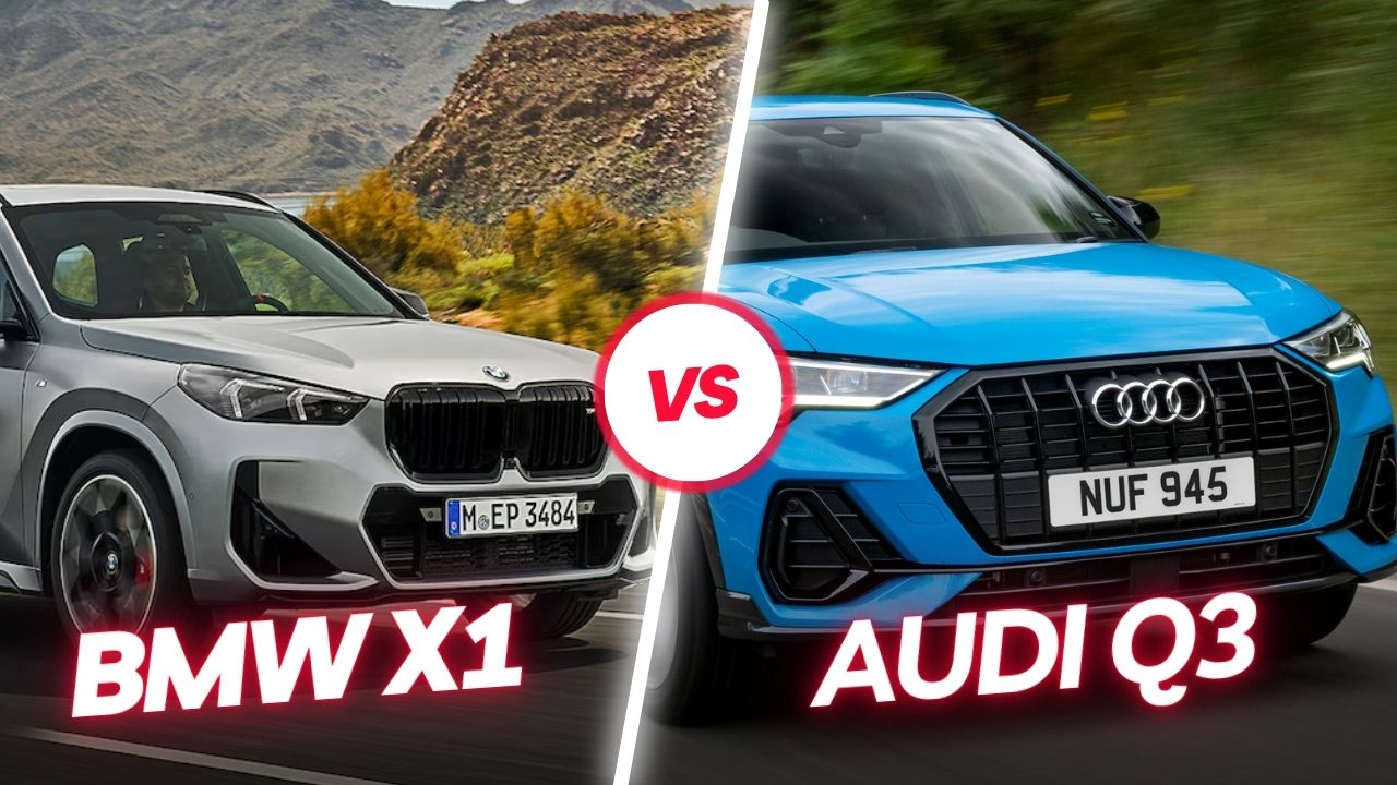 Audi Q3 Vs Bmw X1 Wallpaper 8k