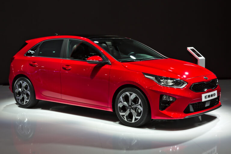 Kia Ceed rosie, in showroom