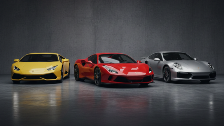 Lamborghini Huracán vs Ferrari F8 Tributo vs Porsche 911 Turbo S – comparație completă între trei supercaruri de top