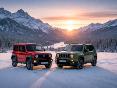 Jimny sau Renegade? Care 4×4 e mai bun pentru drumuri grele și oraș?