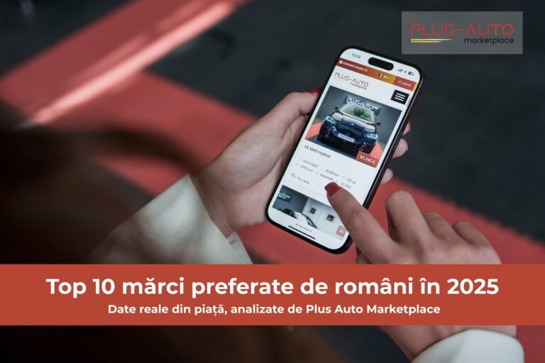 [Analiză date] Top 10 mărci preferate de români în 2025 conform analizei Plus-Auto.ro