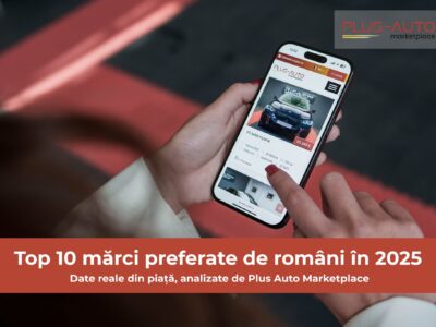 [Analiză date] Top 10 mărci preferate de români în 2025 conform analizei Plus-Auto.ro
