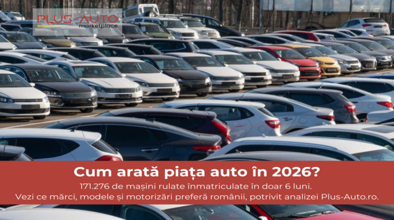 Cele mai vândute mașini rulate în România în 2026 – analiza realizata de Plus-Auto.ro